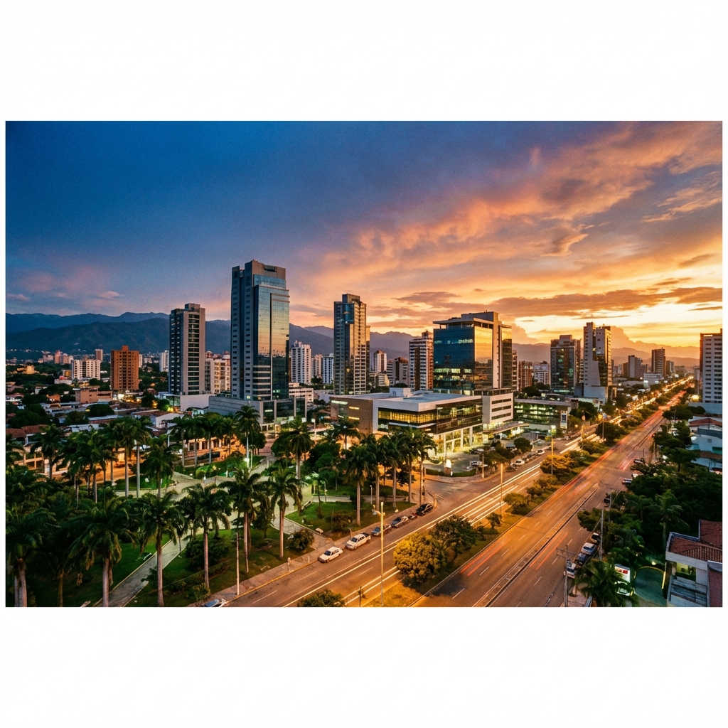 Vista panorámica de Santa Cruz de la Sierra